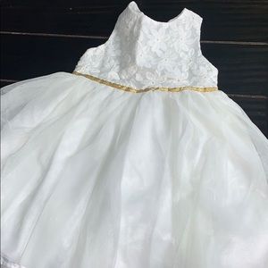 Kids white dress